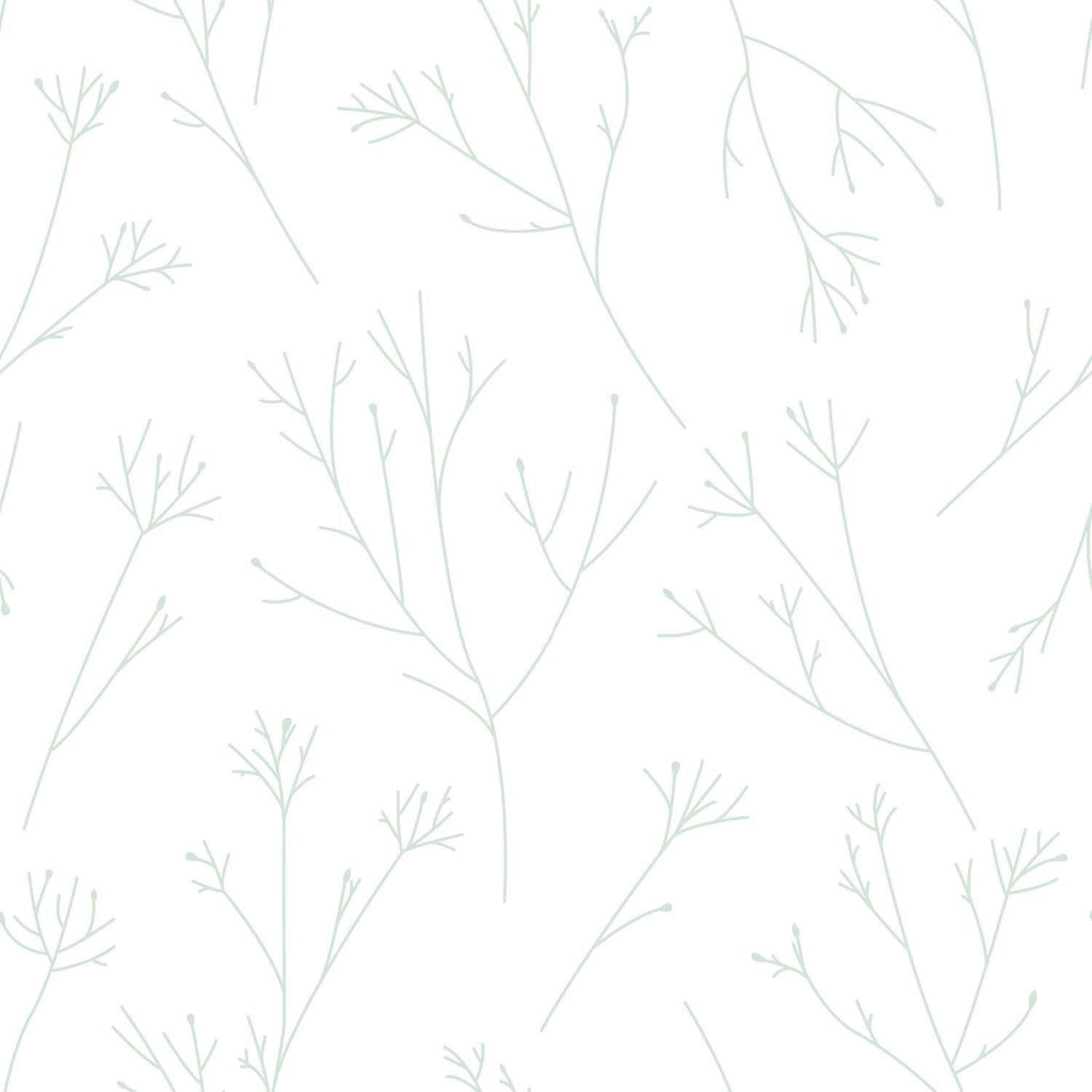 RoomMates Twigs Peel & Stick green Wallpaper