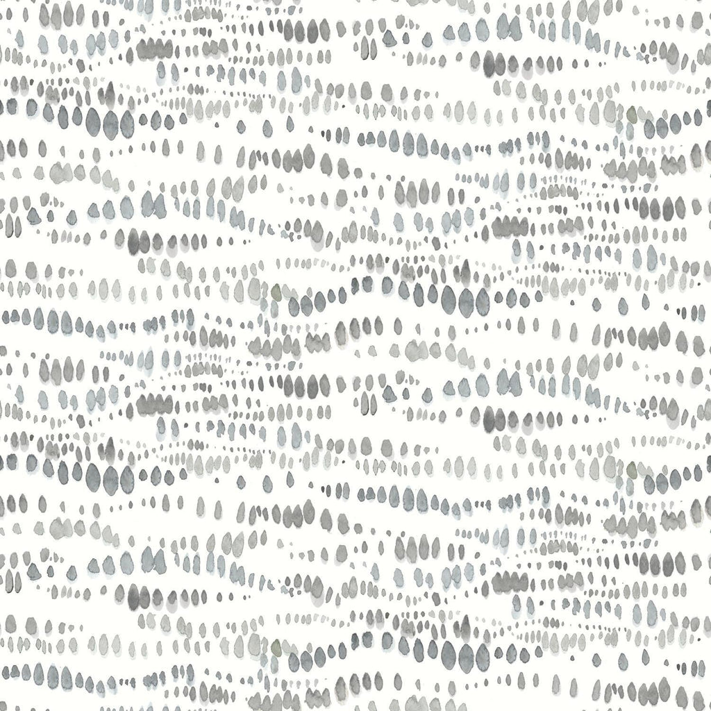 RoomMates Dotted Line Peel & Stick gray Wallpaper