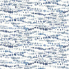 Roommates Dotted Line Peel & Stick Navy Wallpaper