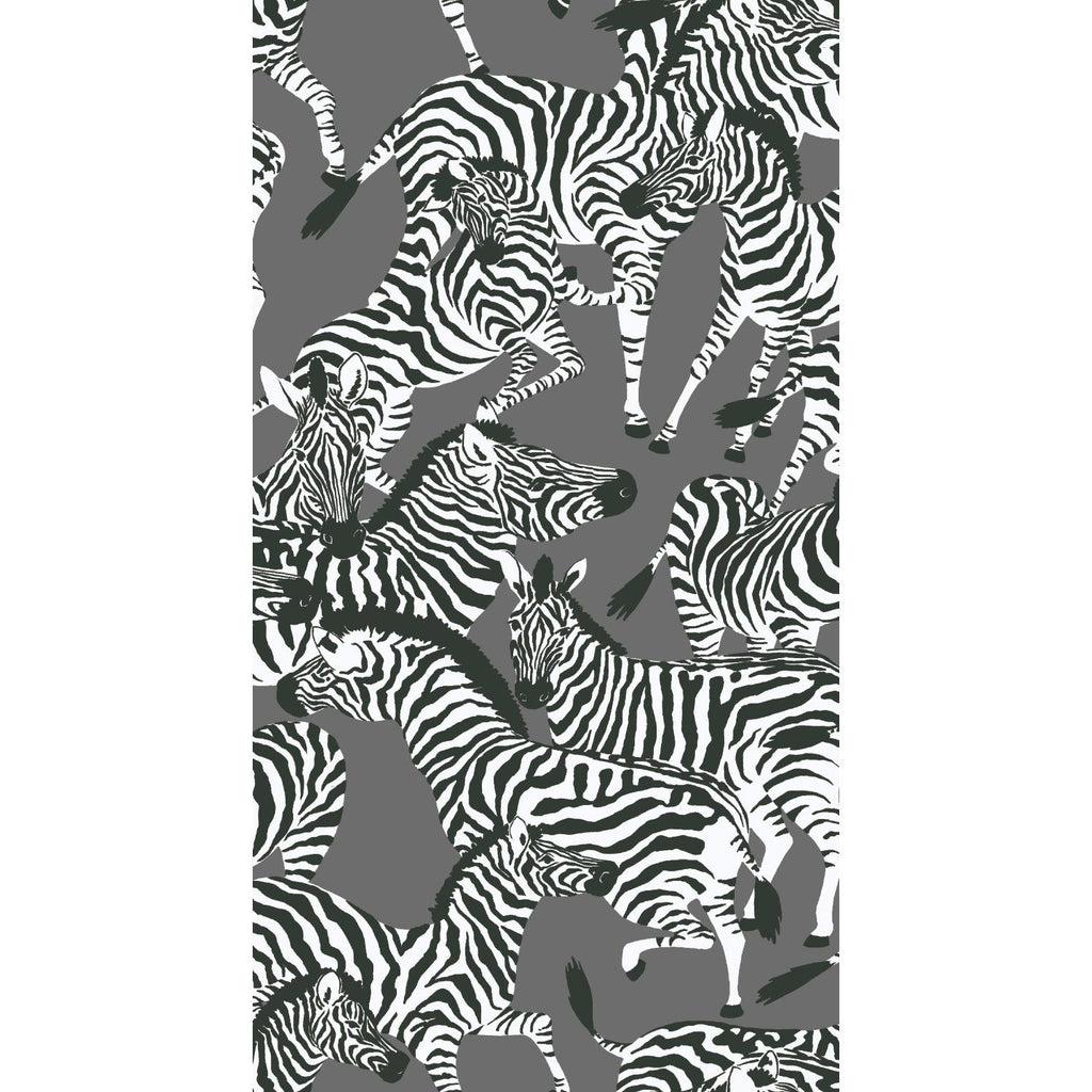 RoomMates Herd Together Peel & Stick gray/white Wallpaper