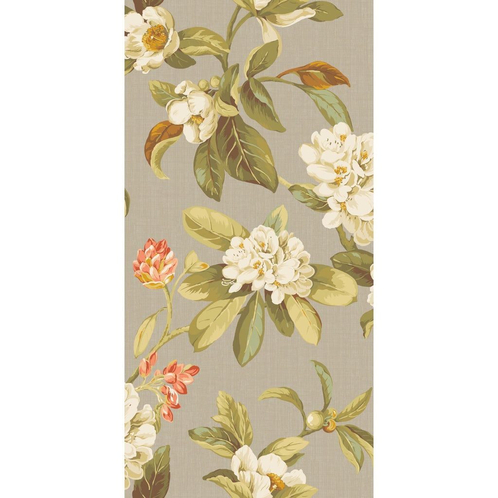 Waverly Live Artfully Peel & Stick taupe Wallpaper