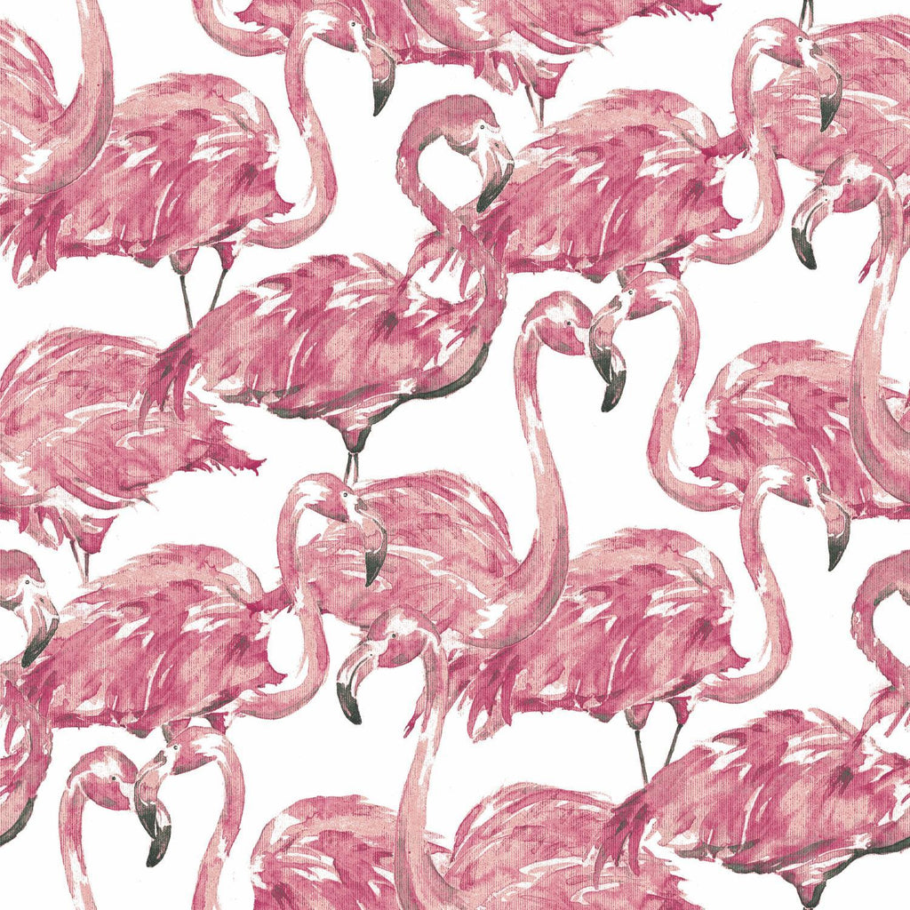 Waverly Beach Social Peel & Stick pink Wallpaper