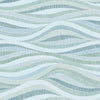 Roommates Mosaic Waves Peel & Stick Blue Wallpaper