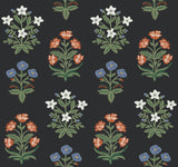 Rifle Paper Co. Mughal Rose Black/Pink Wallpaper