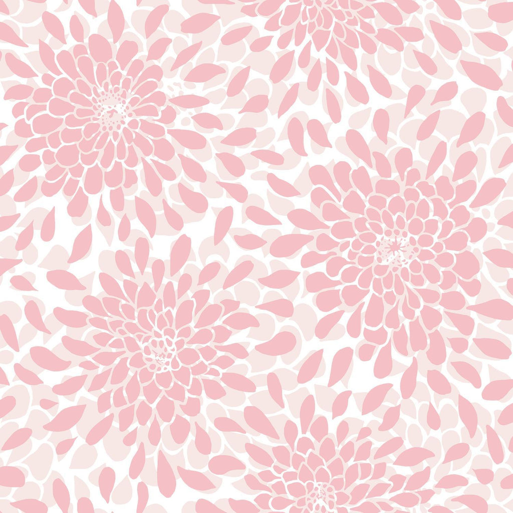 RoomMates Toss The Bouquet Peel & Stick pink Wallpaper