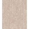 Roommates Ornate Ogee Peel & Stick Pink Wallpaper