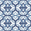 Waverly Tipton Peel And Stick Blue Wallpaper