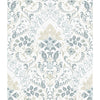 Roommates Persian Damask Peel And Stick White Wallpaper