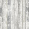 Roommates Weathered Planks Peel & Stick Grey Wallpaper