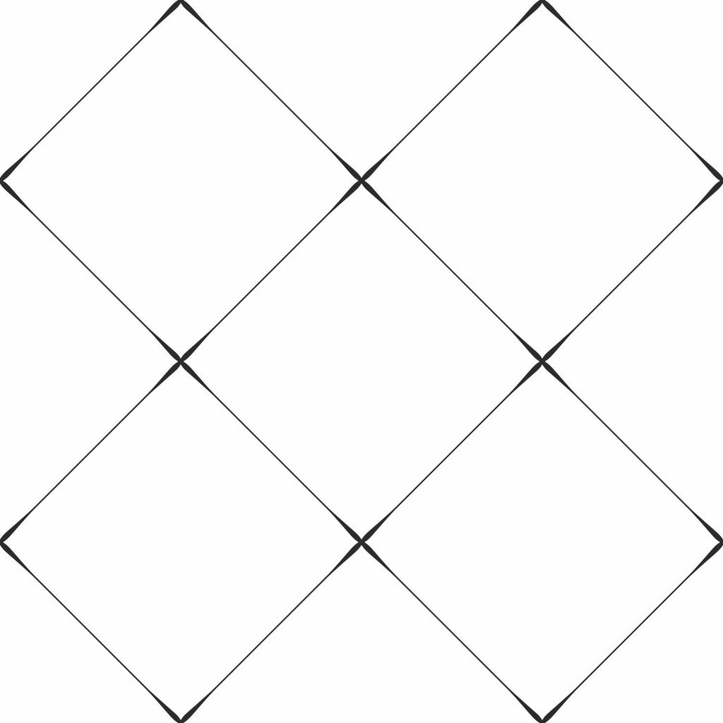 RoomMates Diamond Tile Geo Peel & Stick black/white Wallpaper