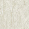 Roommates Swaying Fronds Peel & Stick Taupe Wallpaper