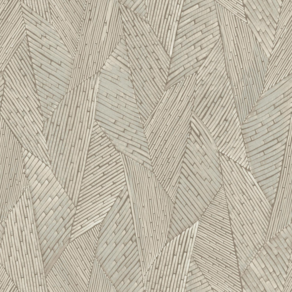 RoomMates Woven Reed Stitch Peel & Stick brown Wallpaper