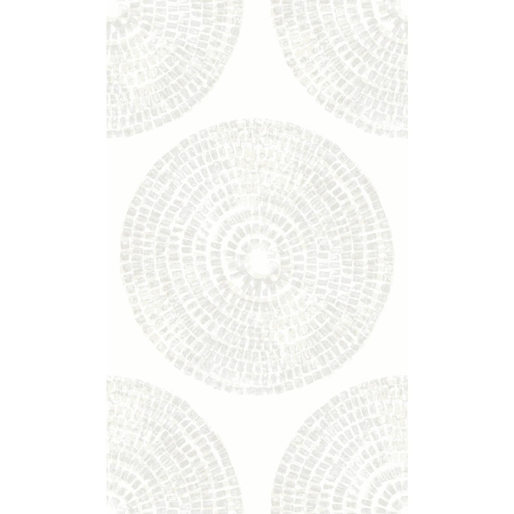 RoomMates Medali Peel & Stick grey/white Wallpaper