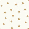 Roommates Dots Peel And Stick Gold Wallpaper