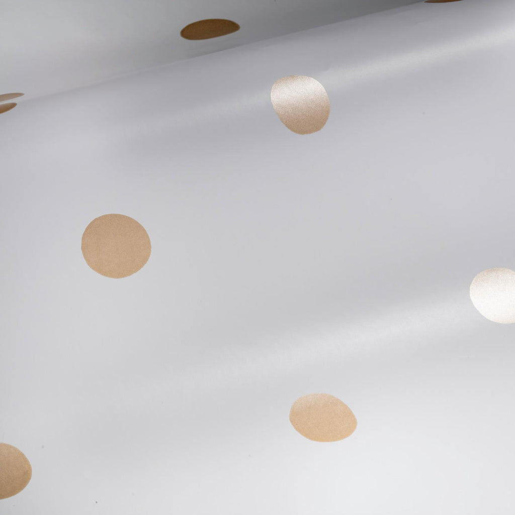 RoomMates Dots Gold Peel & Stick gold Wallpaper