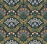 Rifle Paper Co. Bramble Black/Green Wallpaper
