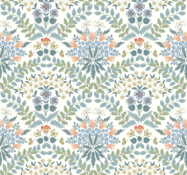 Rifle Paper Co. Bramble White Wallpaper