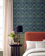 Rifle Paper Co. Bramble Navy Blue/Green Wallpaper