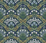 Rifle Paper Co. Bramble Navy Blue/Green Wallpaper