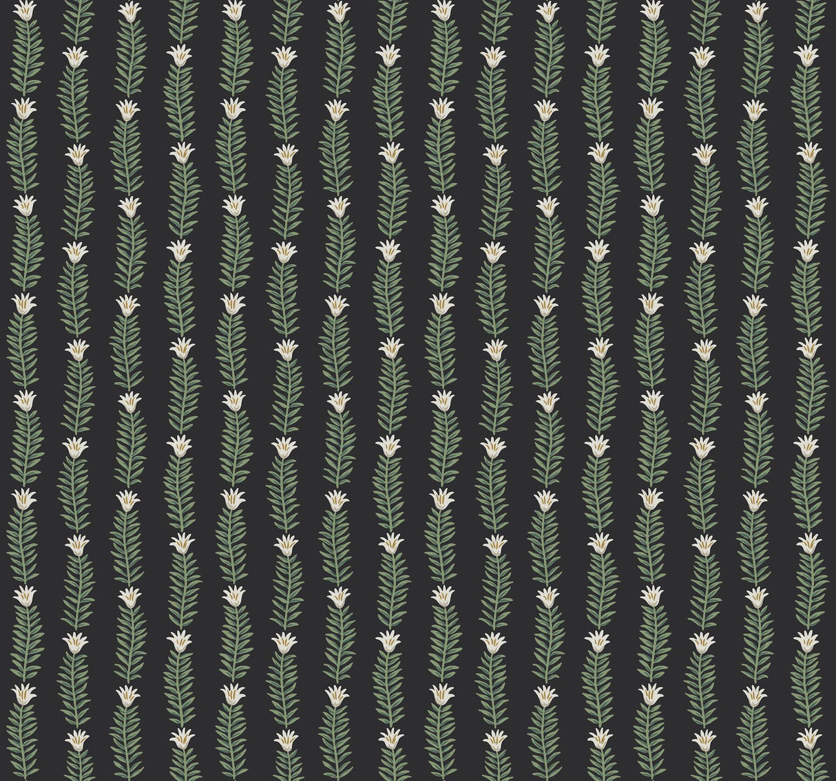 Rifle Paper Co. Eden Black/Green Wallpaper