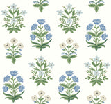 Rifle Paper Co. Mughal Rose White/Purple Wallpaper