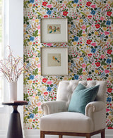 Rifle Paper Co. Strawberry Fields White/Red Wallpaper