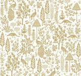 Rifle Paper Co. Menagerie Toile Beige Wallpaper