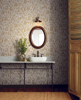 Rifle Paper Co. Menagerie Toile Beige Wallpaper