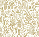 Rifle Paper Co. Menagerie Toile Beige Wallpaper