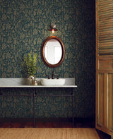 Rifle Paper Co. Menagerie Toile Brown Wallpaper
