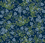 Rifle Paper Co. Cornflower Purple/Green Wallpaper