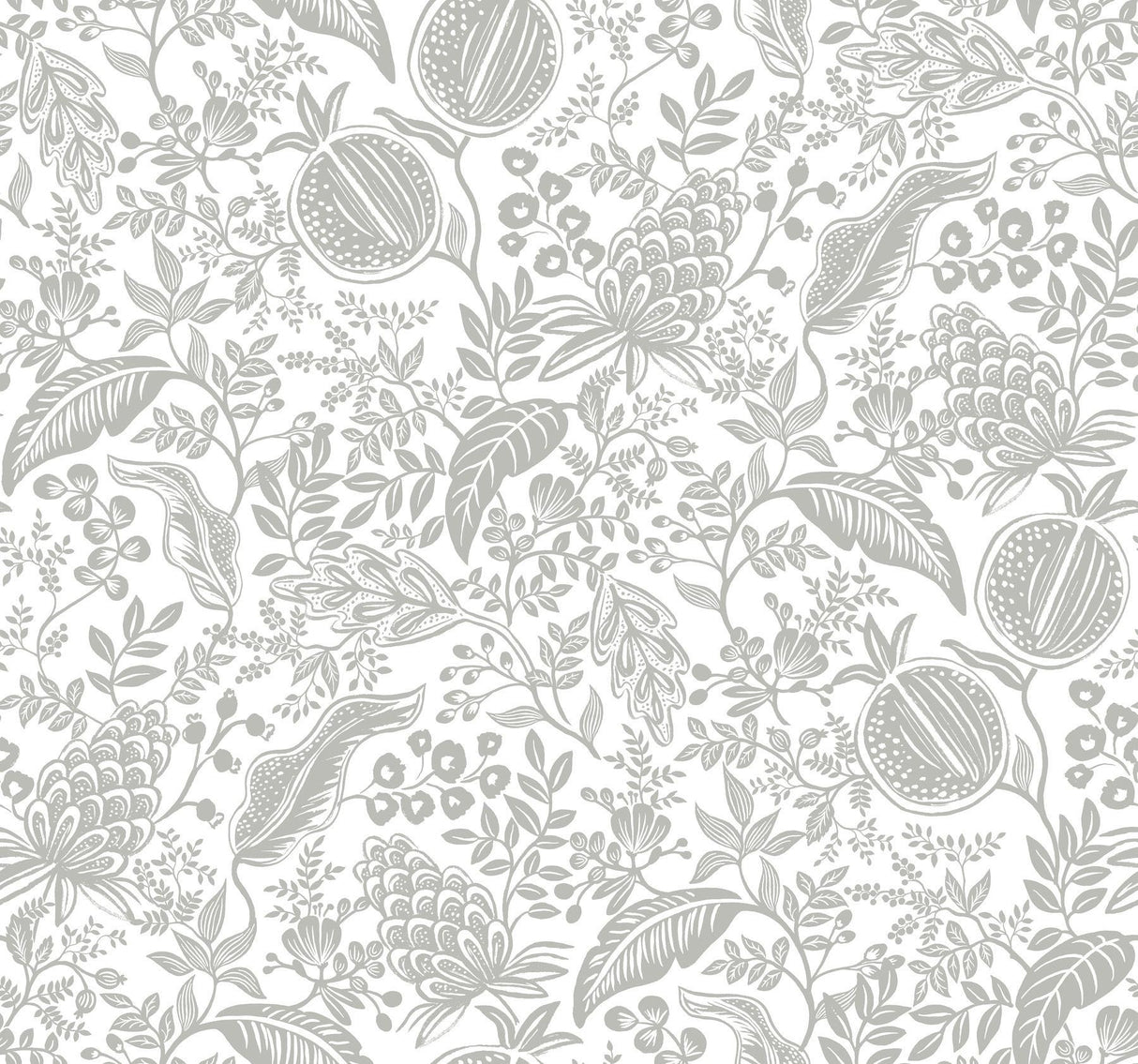 Rifle Paper Co. Pomegranate White Wallpaper