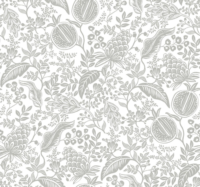 Rifle Paper Co. Pomegranate White Wallpaper