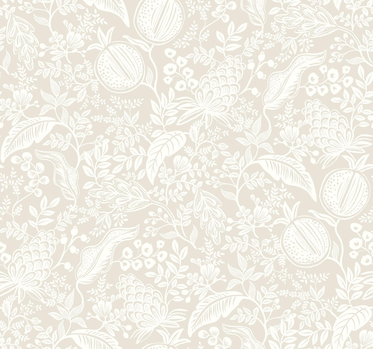 Rifle Paper Co. Pomegranate Beige Wallpaper