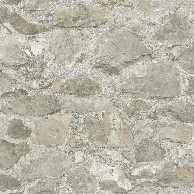 York Field Stone Taupe Wallpaper