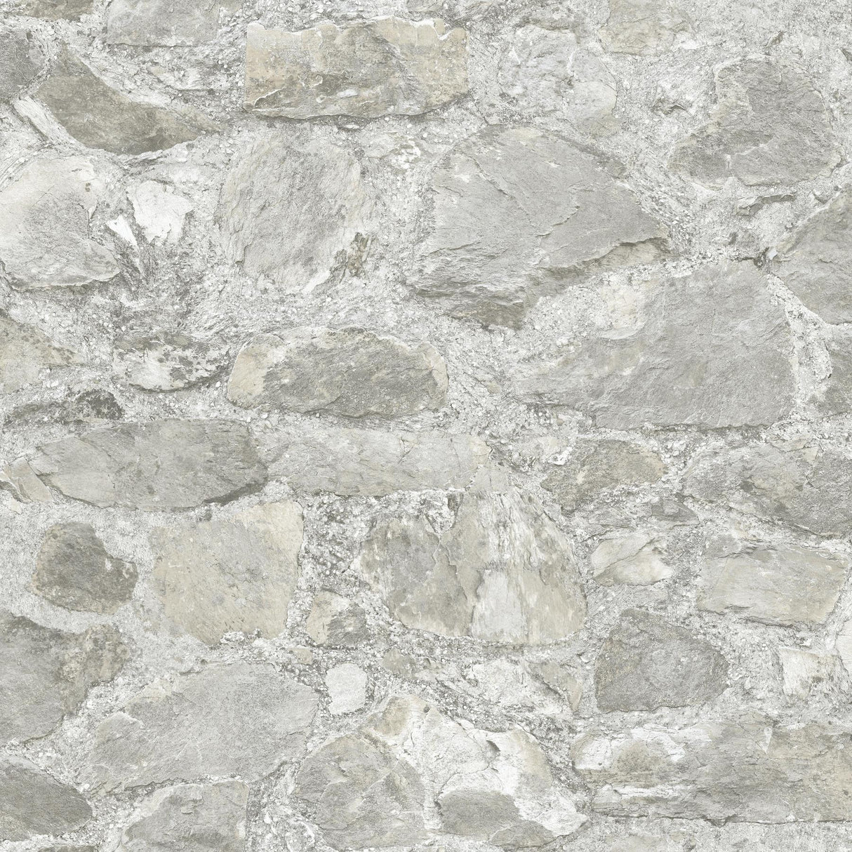 York Field Stone Gray Wallpaper