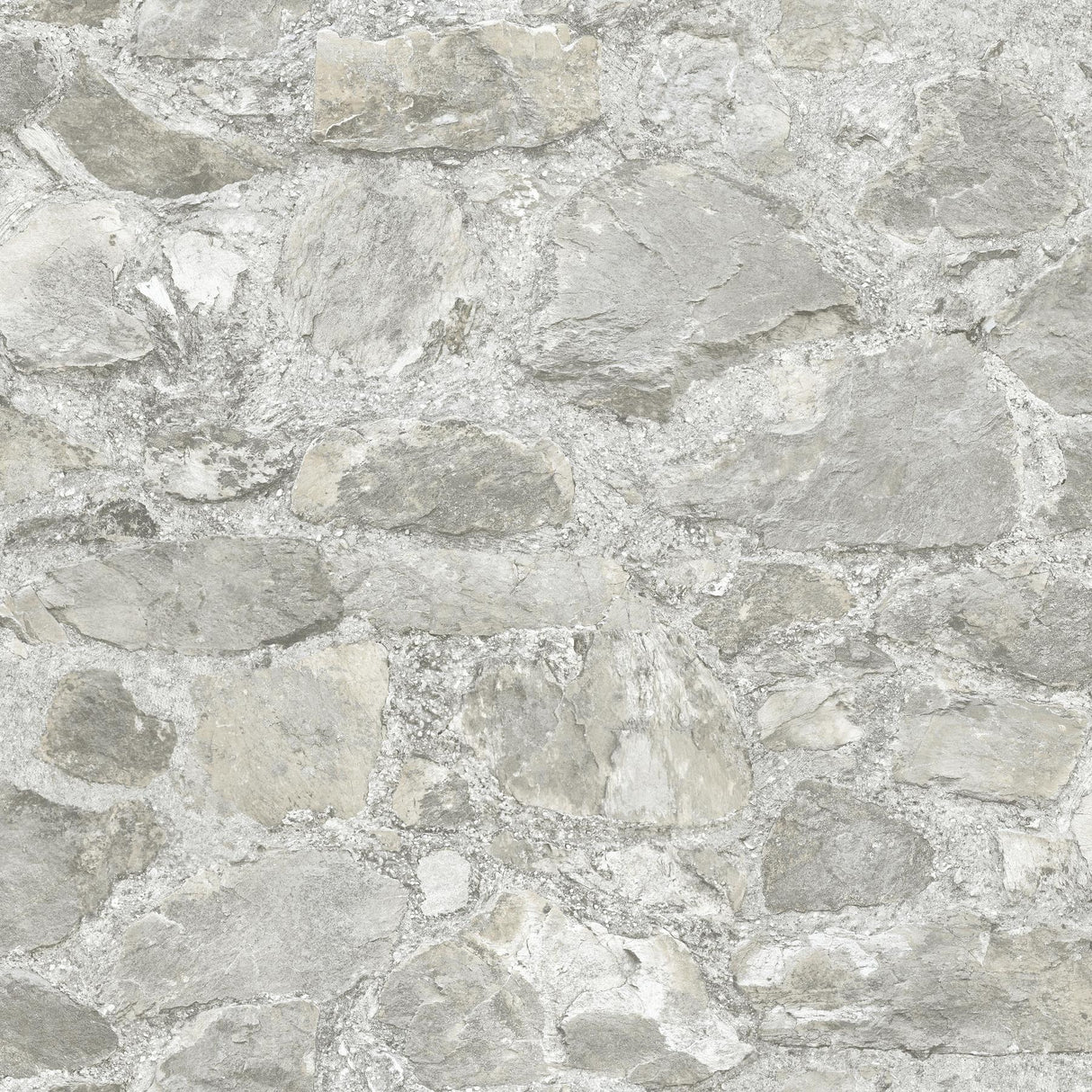 York Field Stone Gray Wallpaper