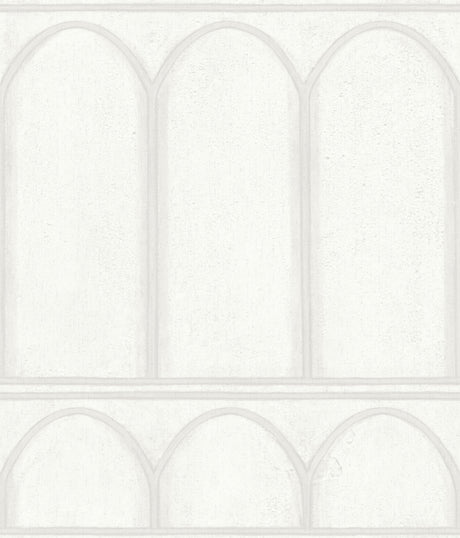 York Arches White/Pearl Wallpaper