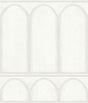 York Arches White/Pearl Wallpaper