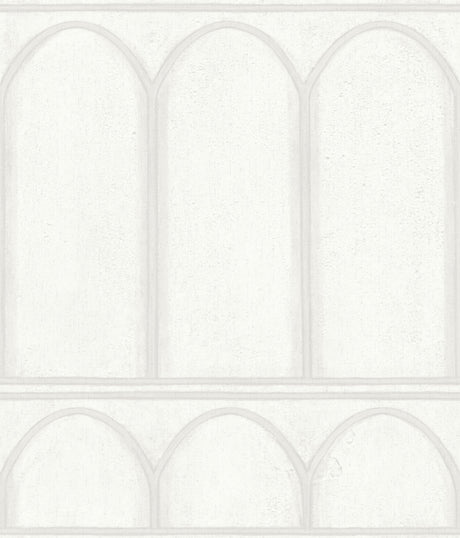 York Arches White/Pearl Wallpaper