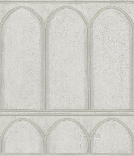 York Arches Gray/Pearl Wallpaper