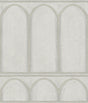 York Arches Gray/Pearl Wallpaper