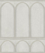 York Arches Gray/Pearl Wallpaper