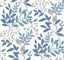 York Eden Retreat White/Blue Wallpaper