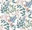 York Eden Retreat White/Pink/Teal Wallpaper