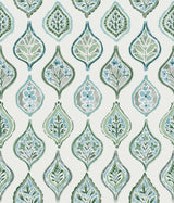 York Marketplace Motif Pale Grey/Green Wallpaper