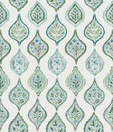York Marketplace Motif Pale Grey/Green Wallpaper