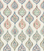 York Marketplace Motif Off White/Green/Pink Wallpaper