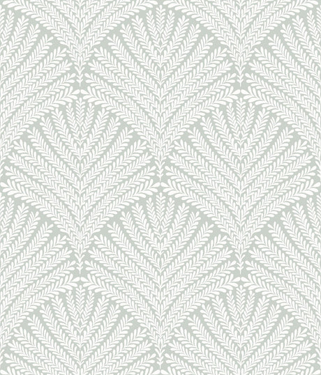 York Beachcomber Green/White Wallpaper