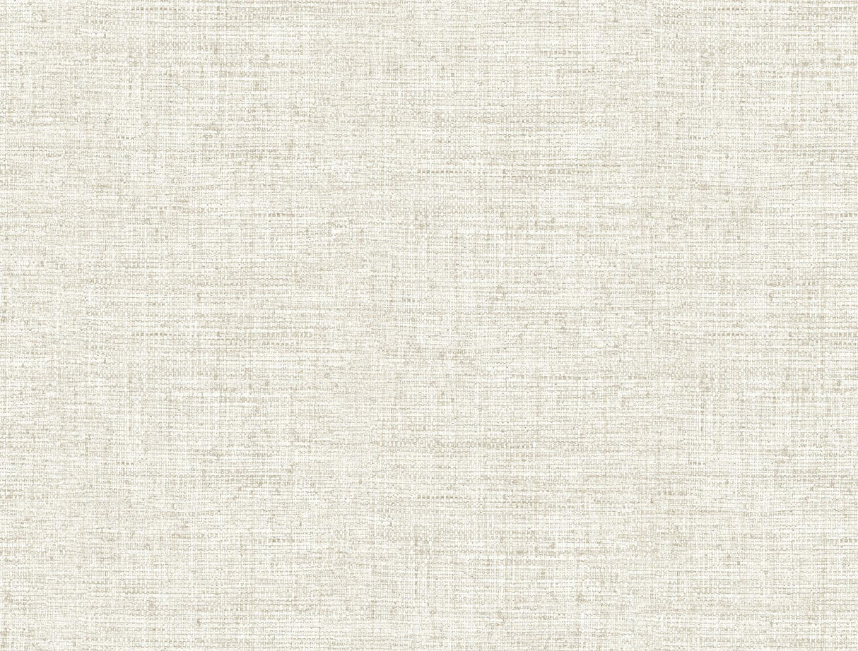 York Papyrus Weave White Wallpaper